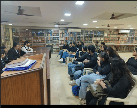 L J Institute of Media and Communications Ahmedabad Court visit 2 photo 1